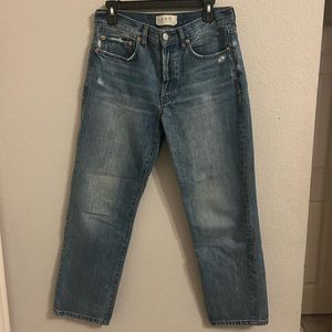 free people “we the free” boyfriends blue jeans